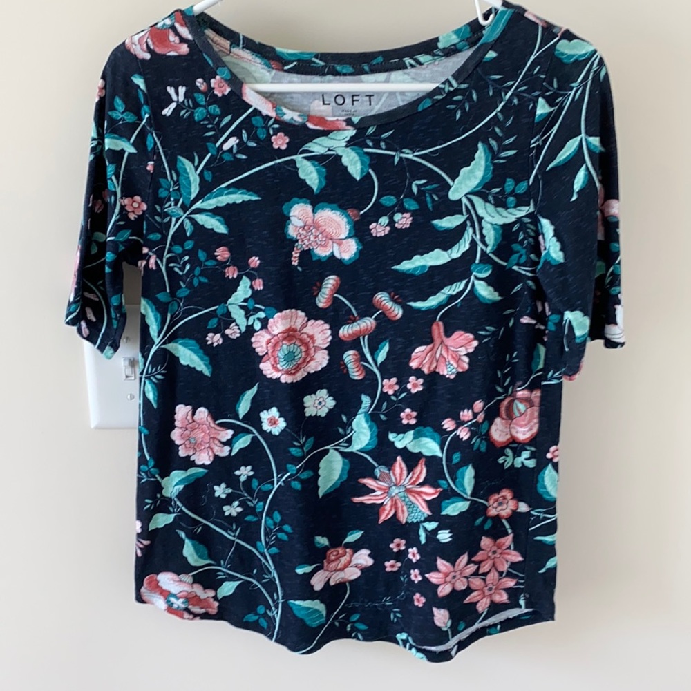 LOFT Floral Tee